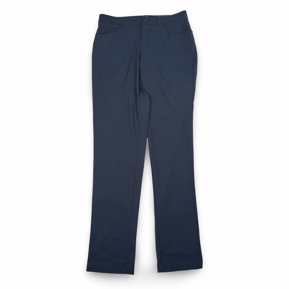 VRST Pants Men’s 32 x 34 Navy Blue 5-Pockets Golf Straight Classic Slim Fit New - Picture 1 of 10